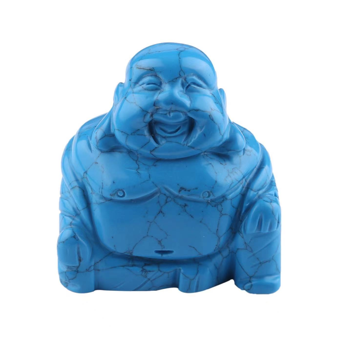 Happy Buddha Figurine for Good Luck and Happiness Fengshui Home Decoration